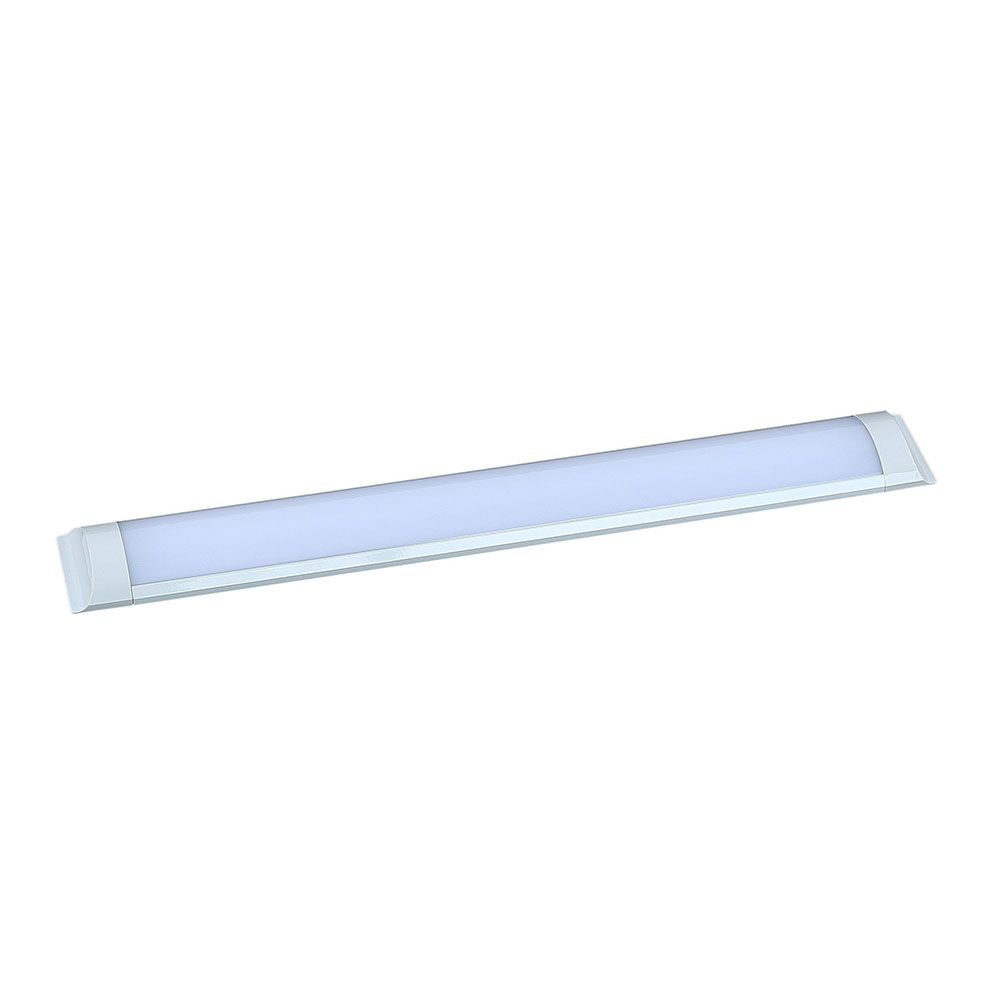 Dimmable LED 18W Low Profile Batten White Frame / Tri-Colour - RAZORDM
