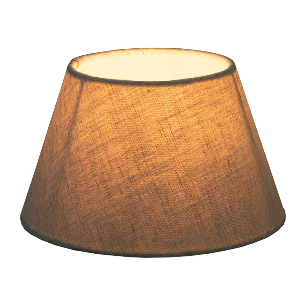 Large Taper 16" x 11" x 10" Lamp Shade Light Natural Linen - ELSZ16111