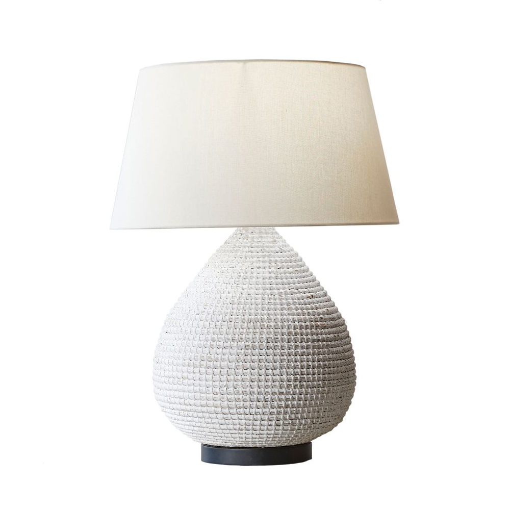 Marley Table Lamp White With Shade, How To Put A Table Lamp Together