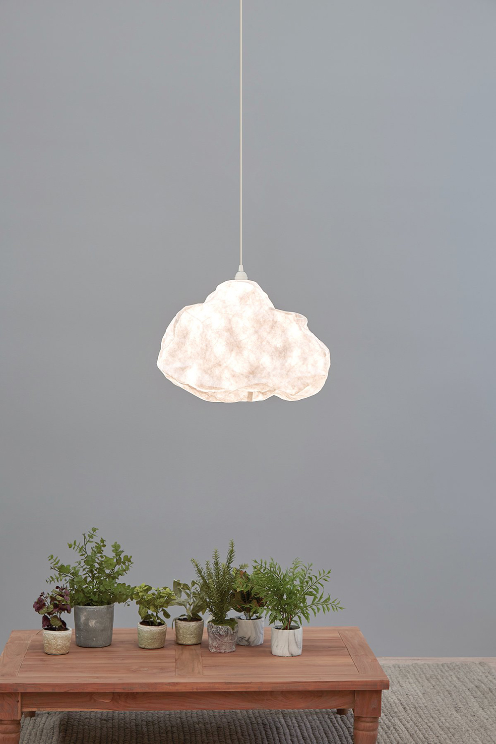 Cumulus Free Form Cloud Paper Pendant Light White - ZAF11138