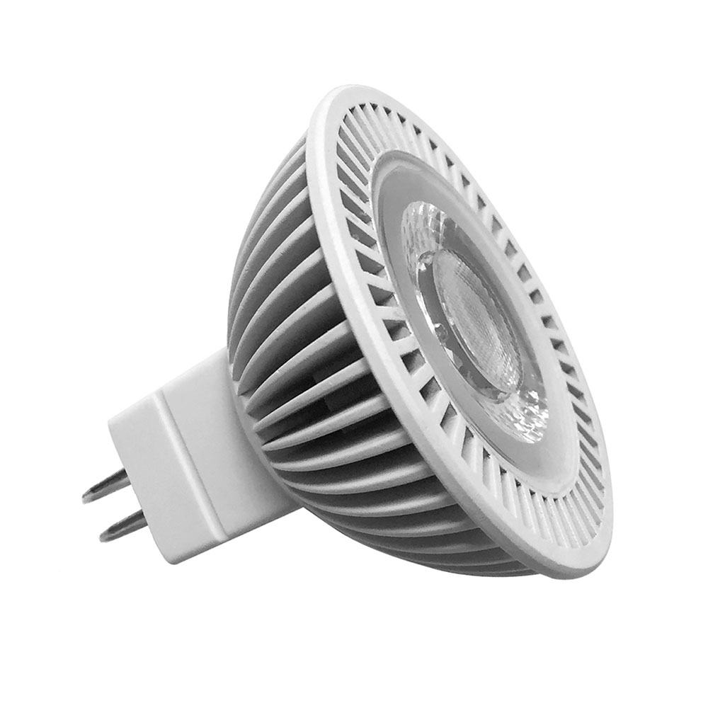 High Output 12V AC / DC 5W MR16 60° Dimmable LED Globe Warm White - P