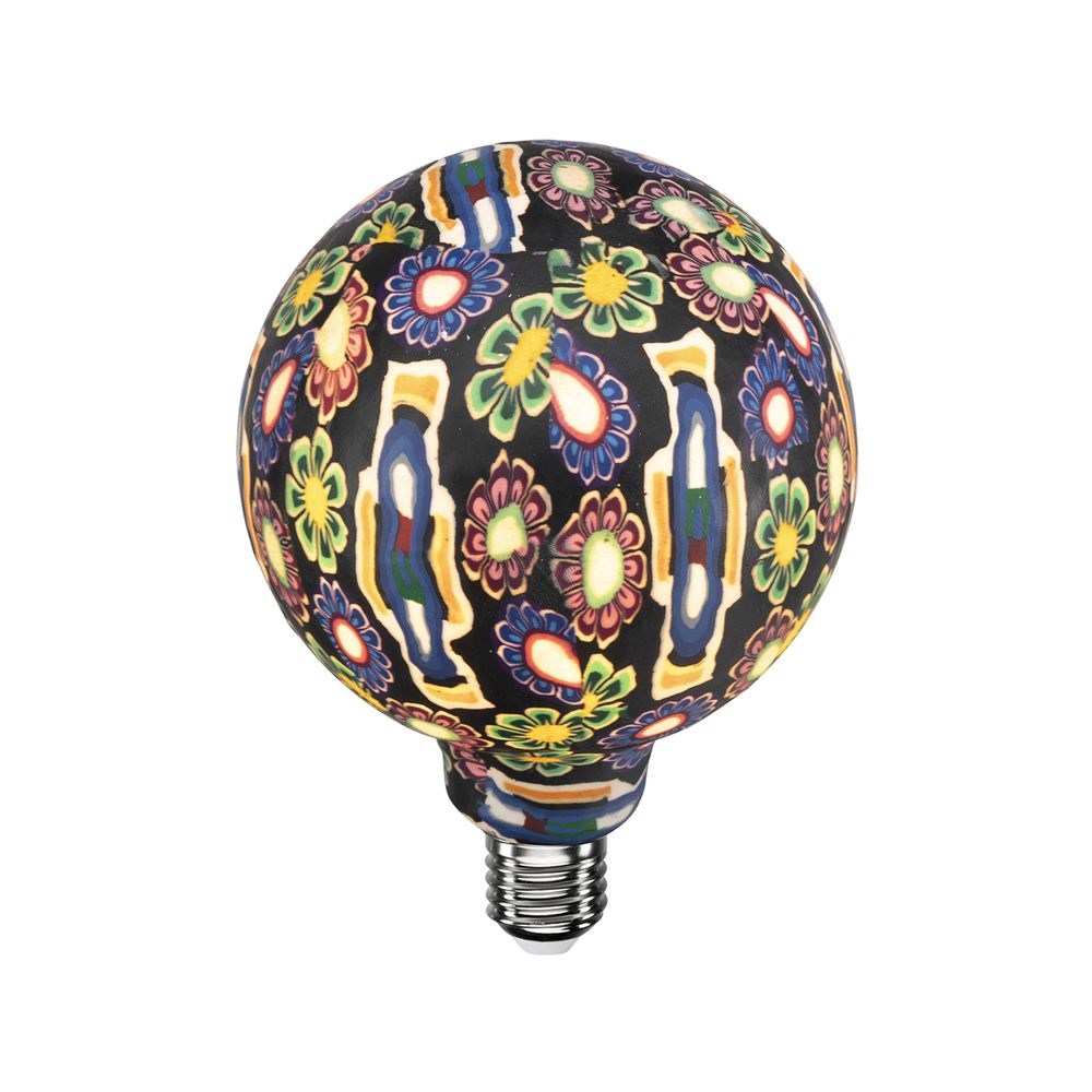 Boho Floral G125 LED 4W Decorative Painted Ambient 21435/99