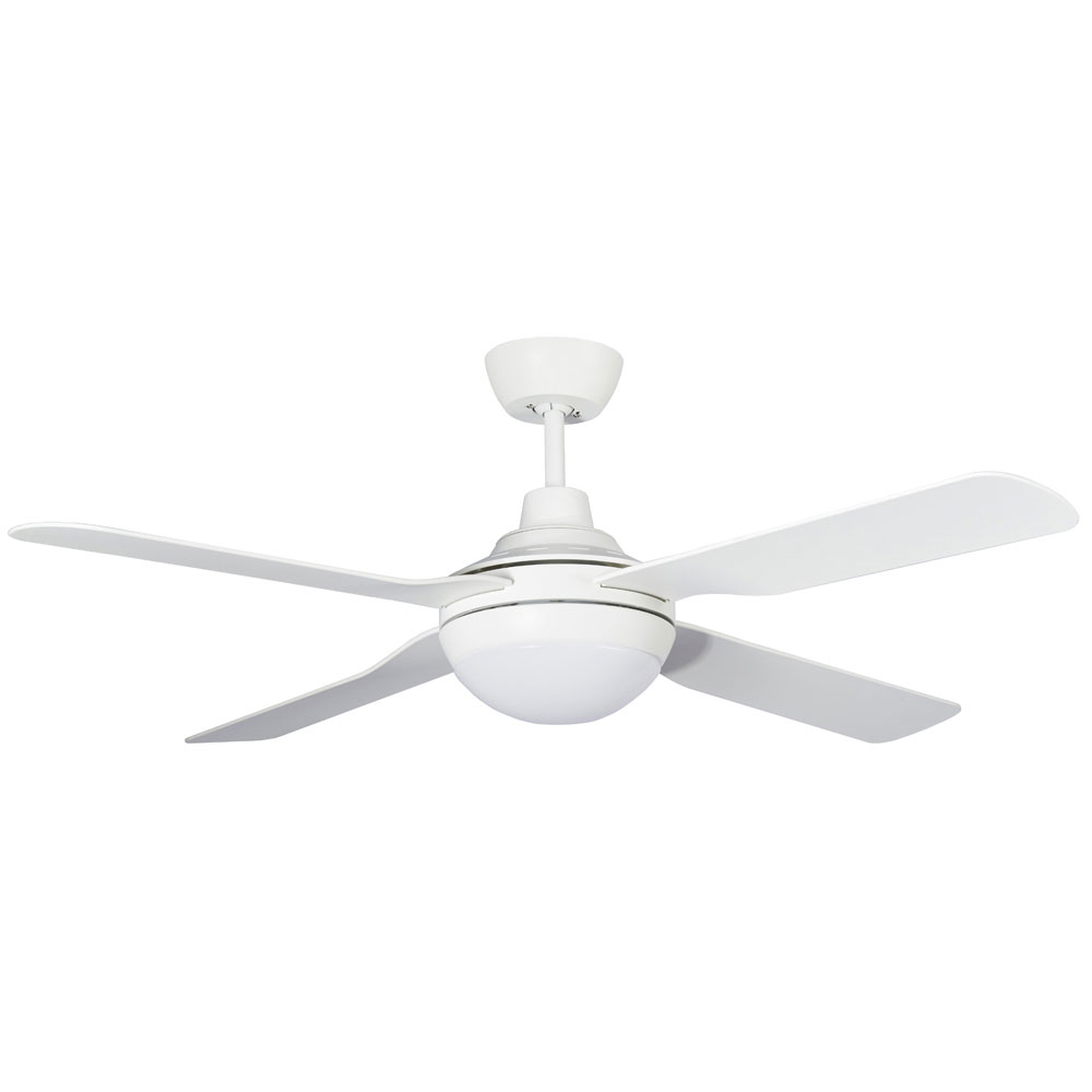 Discovery Ac 48 Ceiling Fan With 15w Dimmable Led Light White