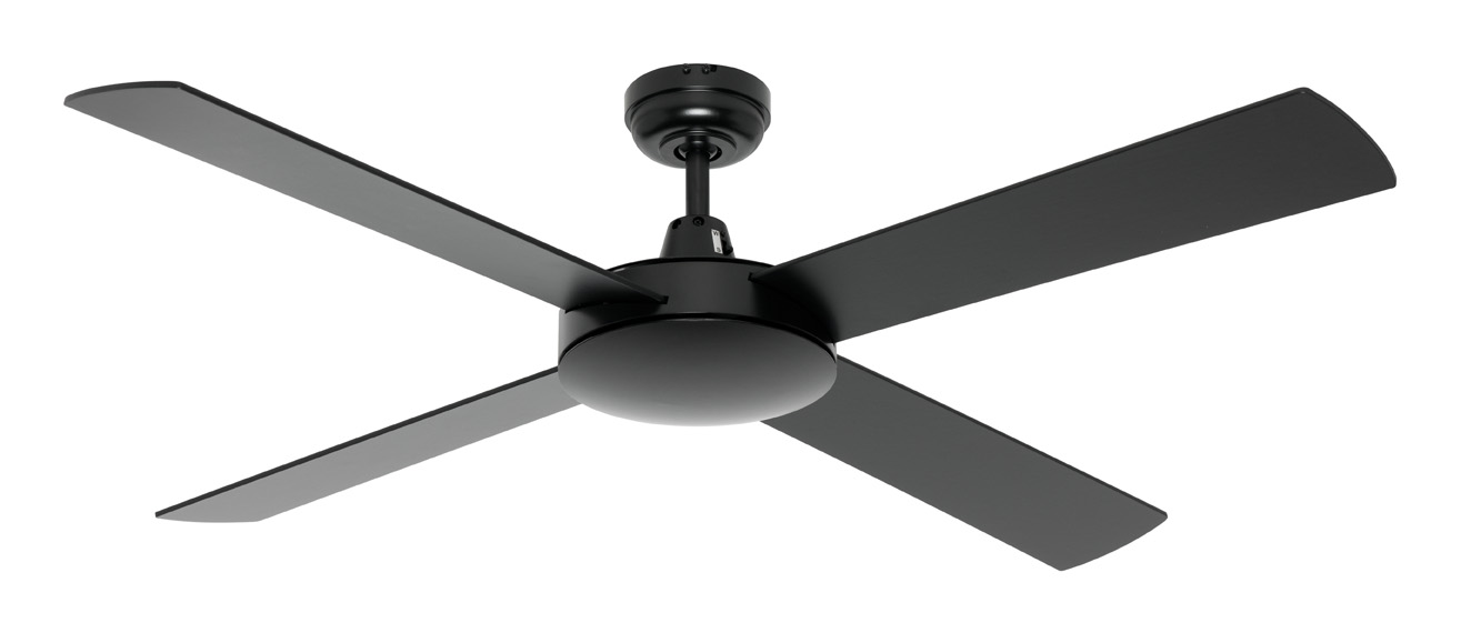 Caprice 52 Ac Ceiling Fan Black Fc250134bk