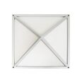 Pyramid Exterior Surface Mounted Light Silver - MX8152L/SIL