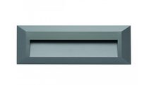 Surface Mounted 3W LED Deflector Bricklight Silver / Warm White - LK2302 + LK2332-SI