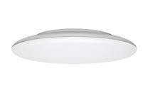 Allora 12W Slimline Dimmable LED Oyster Light Silver / Cool White - 20093/11
