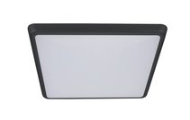 Solar 25 Watt Slimline Dimmable Square LED Ceiling Light Black / Tri Colour - 20946