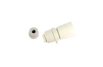 Lampholder 4 Piece 10mm Thread With Switch White - OLA01/810WH