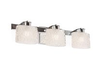 Seaview 10.5W LED Triple Bathroom Wall Light Polished Chrome / Warm White - QZ/SEAVIEW3 BATH