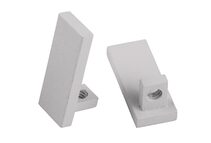 2x White End Caps to suit HV9693-1045  - HV9693-1045-WHT-EC