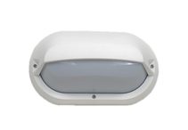 Eyelid 10W LED Polycarbonate Bulkhead White / Warm White - LJL6003-WH
