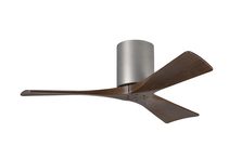Irene-3 Hugger 42" DC Ceiling Fan With Remote Brushed Nickel - IR3H-BN-42