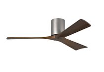 Irene-3 Hugger 52" DC Ceiling Fan With Remote Brushed Nickel - IR3H-BN-52