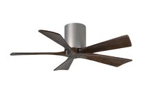 Irene-5 Hugger 42" DC Ceiling Fan With Remote Brushed Nickel - IR5H-BN-42