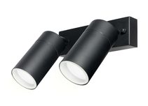 Denver-II 8W LED Twin Adjustable 240V Spotlight Black / Warm White - 17531/06