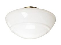 Contemporary School House Fan Light (Glass Only) - 22565