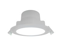 Round 9W Dimmable LED Downlight White Frame / Tri-Colour - NOVATRI