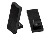 2x Black End Caps to suit HV9693-1045  - HV9693-1045-BLK-EC