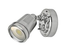 Hunter-III 11W LED Single Spotlight Brushed Aluminium / Cool White - 19239/13