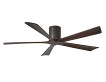 Irene-5 Hugger 60" DC Ceiling Fan With Remote Textured Bronze - IR5H-TB-60