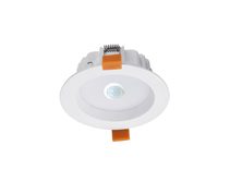 LED Motion Sensor Downlight 10W White Frame / Warm White - Motion1