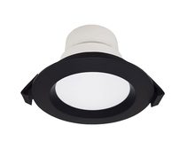 Roystar 9W Dimmable LED Dip Switch Recessed Downlight Black  / Tri-Colour - 202619N + 202624
