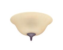 Bowl Ceiling Fan Light Kit Amber - 24125