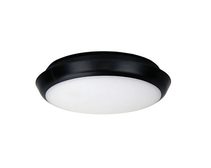 Kore 15W Dimmable LED Oyster Black / Tri-Colour - OL48620BK