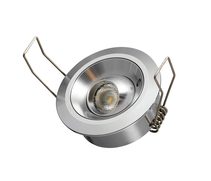 Tilting Eave Lite 3W Pure LED Stainless Steel / Warm White - EAVE/T3/L/SS
