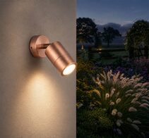 Fremantle 5W CCT 240V GU10 LED Adjustable Wall Light Copper - 206144