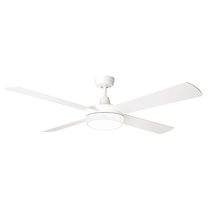 Tempest Supreme 52" Ceiling Fan With 18W LED White / Tri-Colour - 20907/05