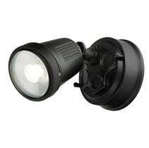 Hunter 11W Single LED Spotlight Black / Tri-Colour - 20616/06