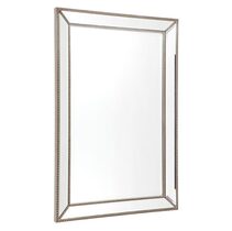 Zeta Medium Wall Mirror Antique Silver - 40130