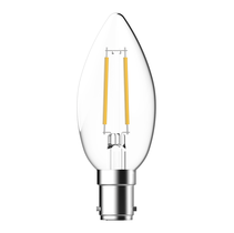 Filament Clear Candle 4.8W B15 Dimmable LED Globe / Warm White - 65922