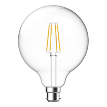 Filament Clear G120 7.5W B22 Dimmable LED Globe / Warm White - 65942