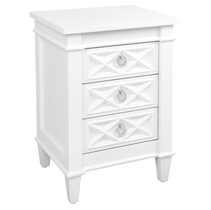 Plantation Bedside Table Small White - 31735