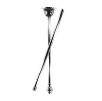 Rod Set 3/4" x 1m 2 pcs Chrome - LOI3016037