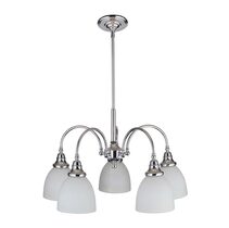 Benson 5 Light Pendant Arms Down Chrome - LOI1001176A