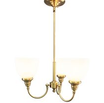 Benson Upwards 3 Light Pendant Satin Brass - LOI1001583
