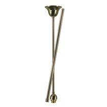 Rod Set 1/2" x 1m 2 pcs Polished Brass - LOI3006088