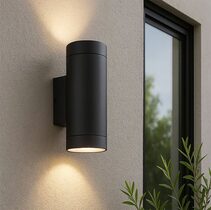 Truvo CCT LED Up and Down Outdoor Wall Light Black - LLOL038BK