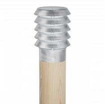 Alta Painted Wood Bollard Light Galvanized - NLYS.1443GA