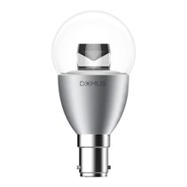 Key Round 6 Watt Clear Diffuser Dimmable LED Globe Chrome B15 / Warm White - 65040