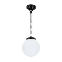 Siena 20cm Sphere Pendant Light Black - 15549