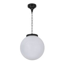 Siena 30cm Sphere Pendant Light Black - 15561