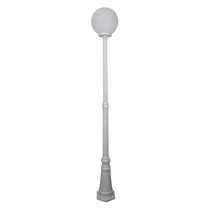 Siena 30cm Sphere Tall Post Light White - 15613