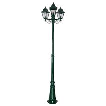 Paris Triple Head Tall Post Light Green - 15173