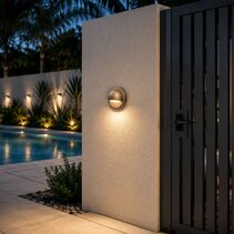 Brisbane 12~24V AC / DC G4 Eyelid Exterior Step Light Solid Bronze