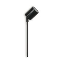 Outdoor 6W 12V DC Adjustable LED Spike Light Anodised Black / Cool White - AT5101/AND/BLK/LED
